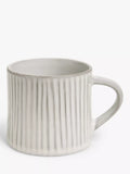 John Lewis Leckford stoneware espresso cup 75ml grey, imported from the UK