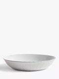 John Lewis stoneware pasta bowl 22.5cm grey, UK version