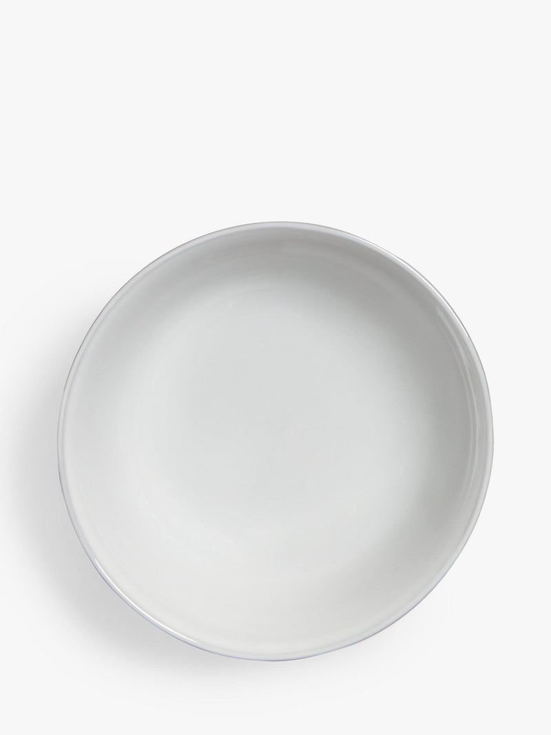 John Lewis Leckford stoneware cereal bowl 16cm grey, imported from the UK