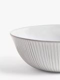 John Lewis Leckford stoneware cereal bowl 16cm grey, imported from the UK