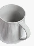 John Lewis Leckford stoneware mug 360ml grey, imported from the UK