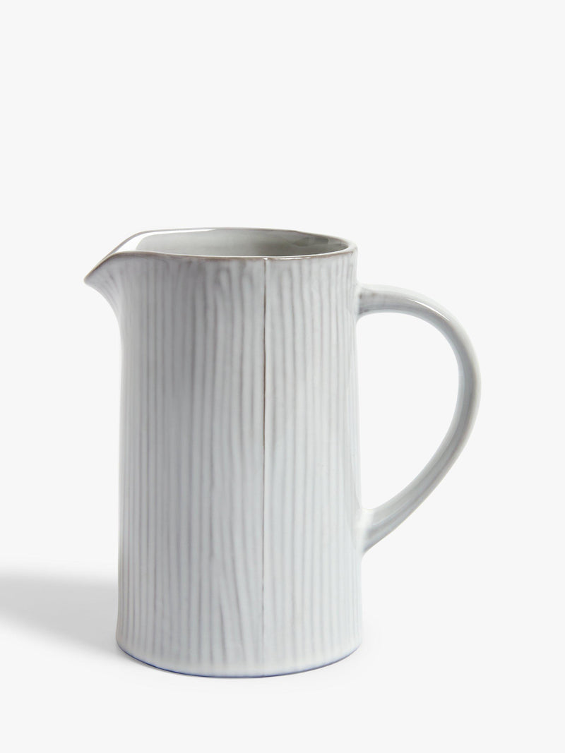 John Lewis Leckford stoneware sauce jug grey 560ml, UK version