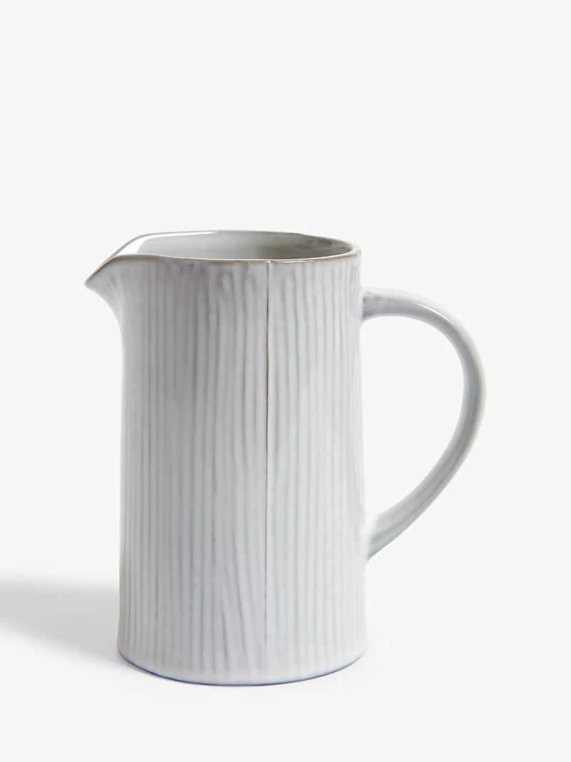John Lewis Leckford stoneware sauce jug grey 560ml, UK version