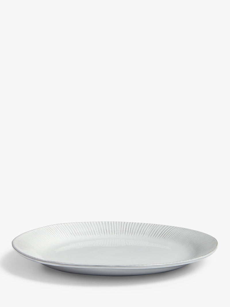 John Lewis Leckford stoneware dinner plate 27.8cm, imported from the UK
