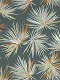 Harlequin Aucuba botanical feature wallpaper with layered leaves, UK version