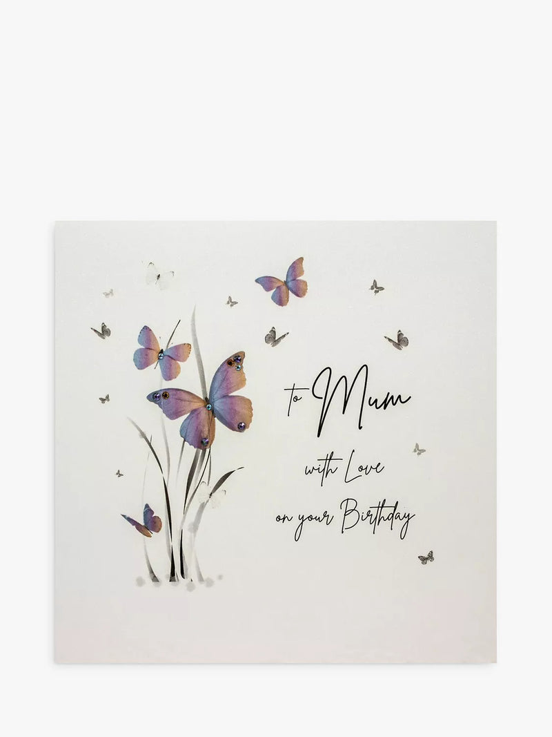 Five Dollar Shake birthday card for mum with pink envelope, UK version