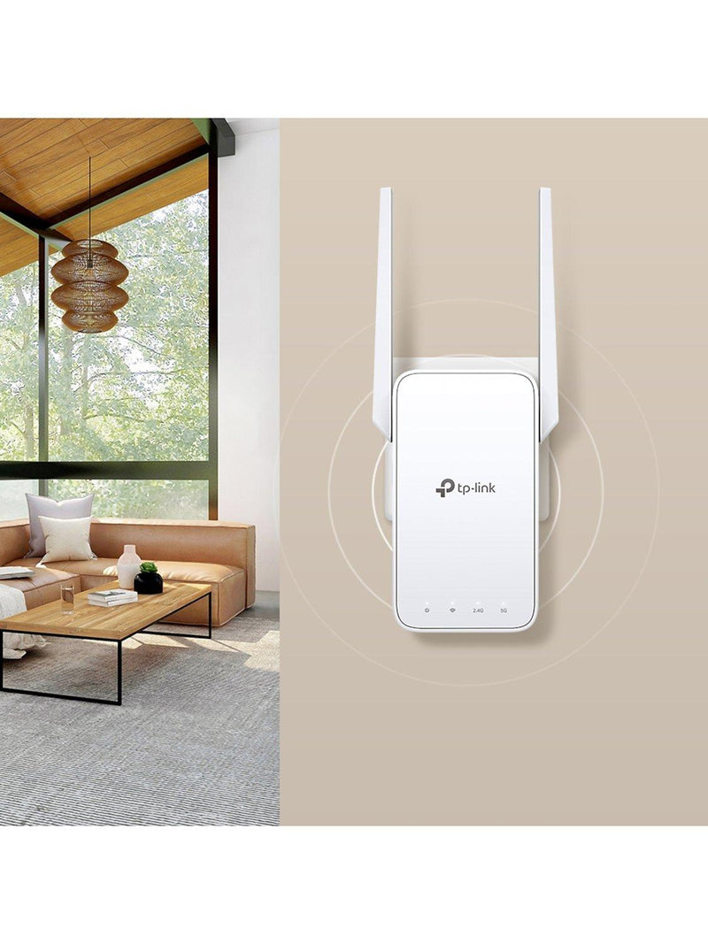 TP-Link RE315 AC1200 dual band Wi-Fi range extender, imported from the UK