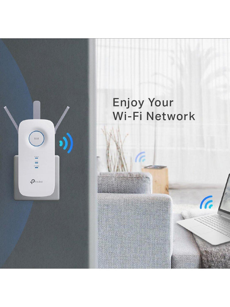 TP-Link RE450 dual band Wi-Fi range extender (British brand)