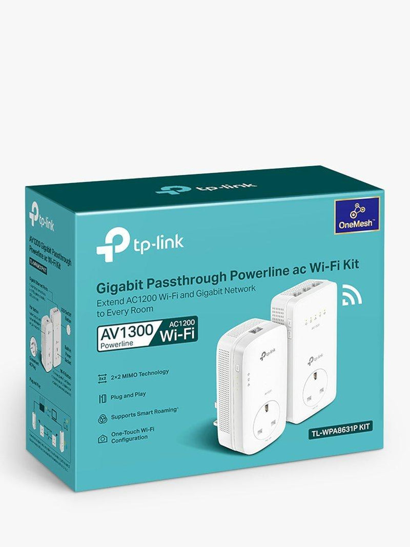 TP-Link AV1300 powerline kit TL-WPA8631P, imported from the UK