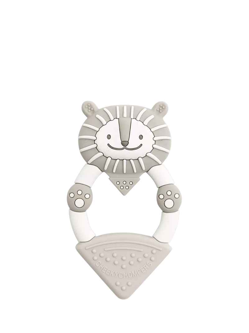 Cheeky Chompers Bertie the Lion silicone teether (British brand)