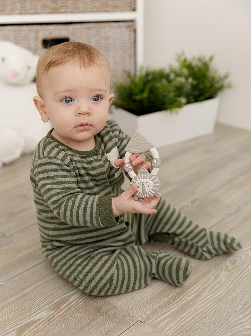 Cheeky Chompers Bertie the Lion silicone teether (British brand)