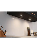 Sensio Astro Trio Tone LED under cabinet light in brushed aluminium, imported from the UK