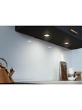 Sensio Astro Trio Tone LED under cabinet light in brushed aluminium, imported from the UK