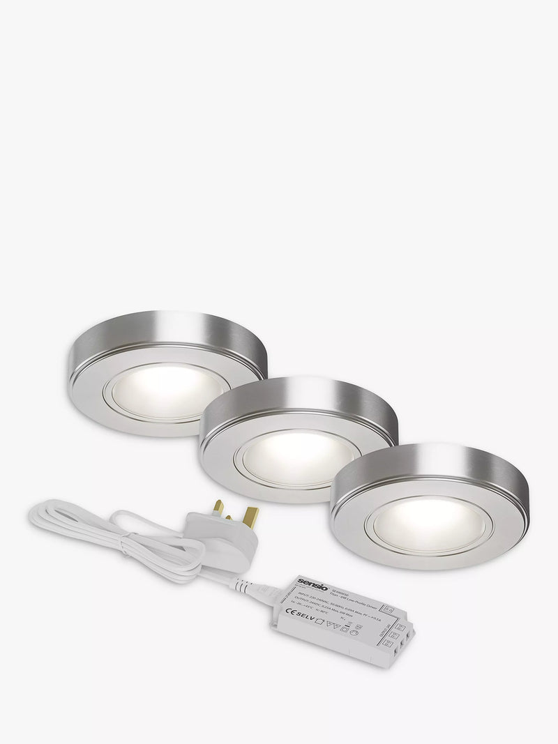 Sensio Zeta LED under cabinet lights pack of 3 (British brand)