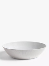 John Lewis Stoneware Low Serving Bowl, 27cm, Grey- Buy online at McGrocer