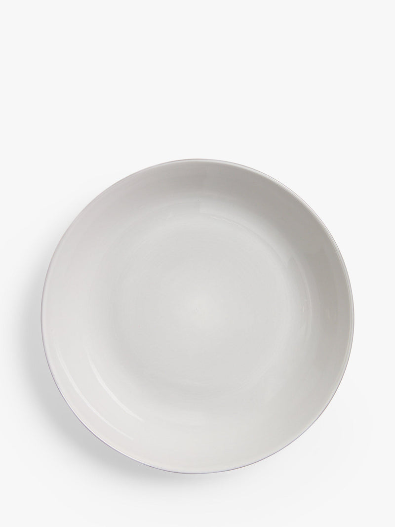 John Lewis grey stoneware low serving bowl 27cm, UK version