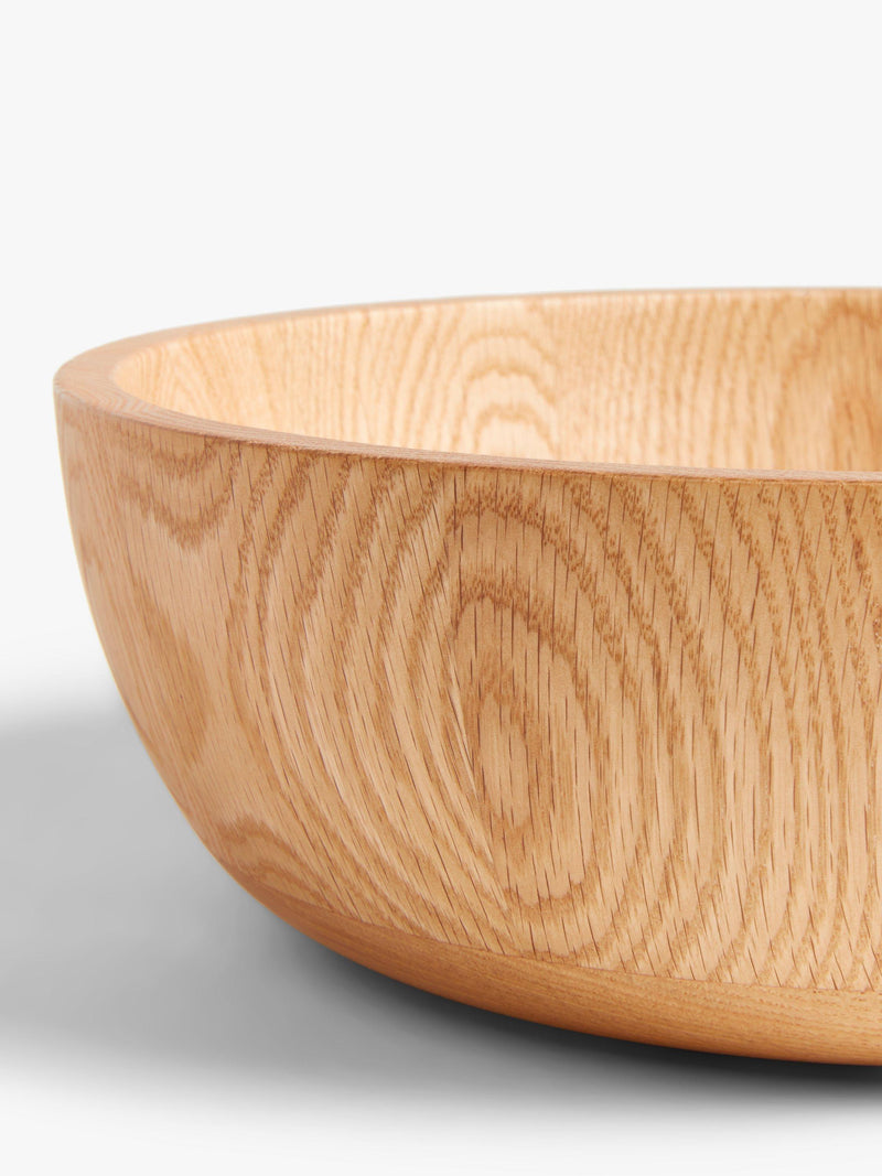 John Lewis Leckford salad bowl oak wood 27.9cm, UK version