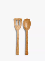 John Lewis John Lewis Oak Salad Servers- Buy online at McGrocer
