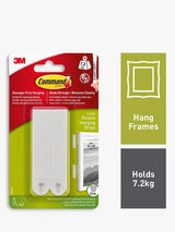 John Lewis Command Damage-Free Removable Large Picture Hanging Strips 7.2kg- Buy online at McGrocer