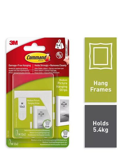 John Lewis Damage-Free Removable Medium Picture Hanging Strips Kit for 3 Pictures- Buy online at McGrocer