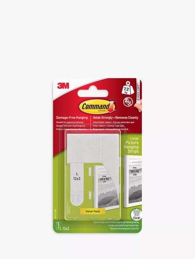 John Lewis Command Damage-Free Large Picture Hanging Strips Kit for 3 Pictures- Buy online at McGrocer