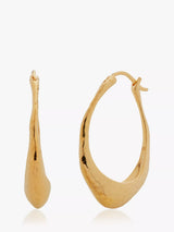 John Lewis Monica Vinader Deia Slim Gold Hoop Earrings- Buy online at McGrocer