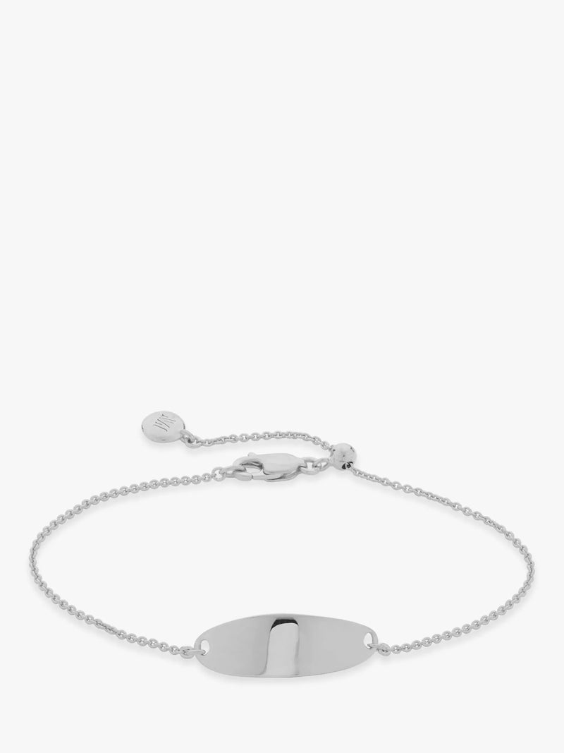 Monica Vinader Nura fine chain bracelet sterling silver, UK version