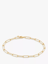 John Lewis Monica Vinader Alta Textured Chain Bracelet- Buy online at McGrocer