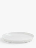 John Lewis porcelain side plate set of 4, white 21.5cm, imported from the UK