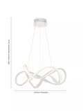 Bay Lighting Constance LED ceiling light matte painted finish 63cm diameter (British brand)