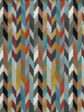 Osborne & Little Felicia cut-velvet chevron furnishing fabric - British product