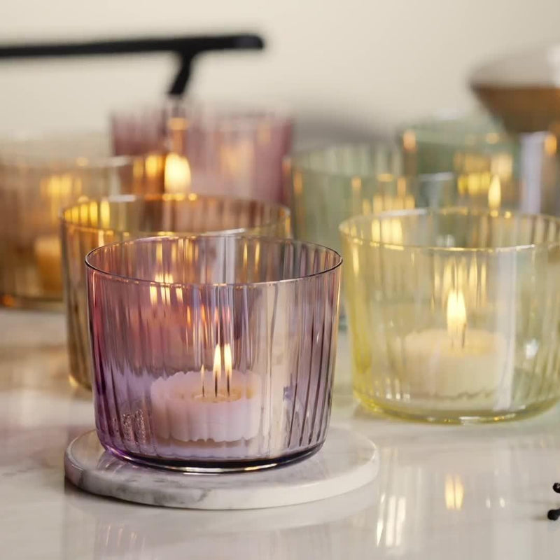 LSA International Gems tealight holders set of 4 - British product