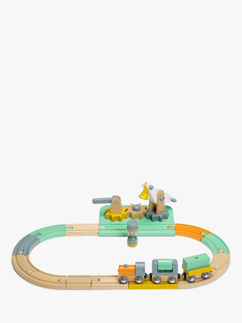 John Lewis My First wooden train set 17 pieces, imported from the UK