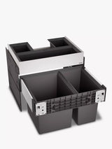 John Lewis BLANCO Select Orga Under Counter 2-Section Pull-Out Kitchen Bin & Organiser 49L- Buy online at McGrocer