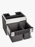 BLANCO under counter 2-section pull-out kitchen bin and organiser 49L - British product
