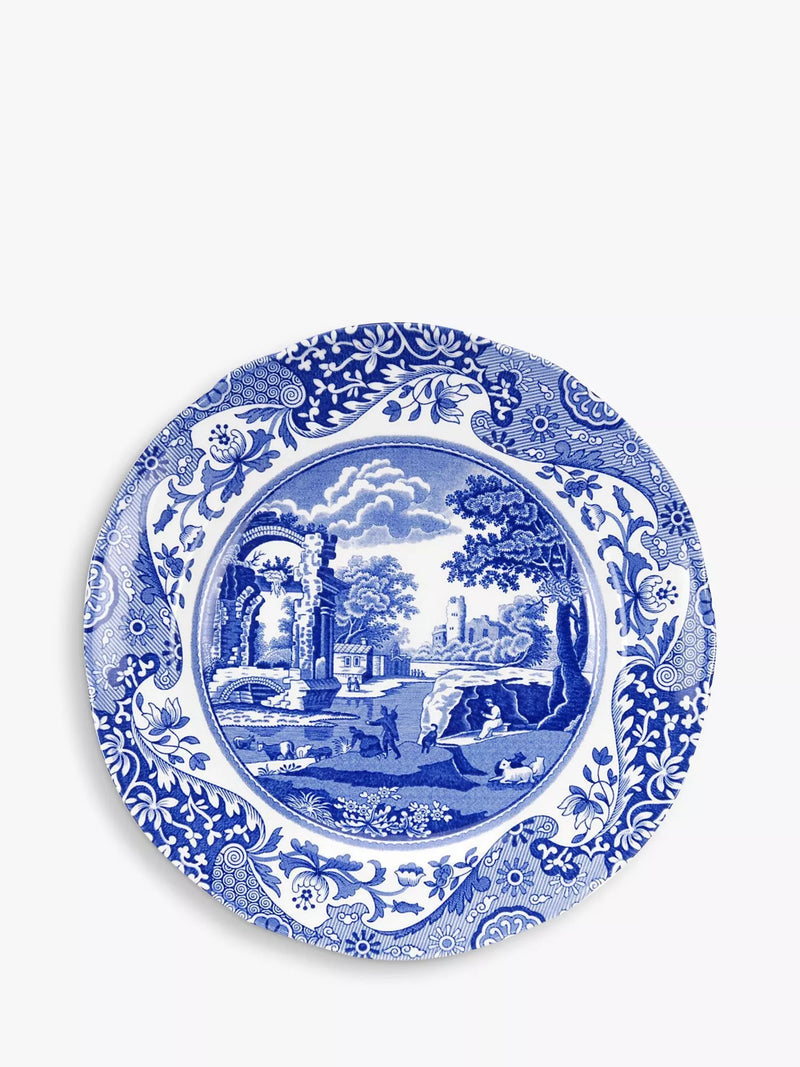 Spode Blue Italian side plates set of 4 20cm - British product