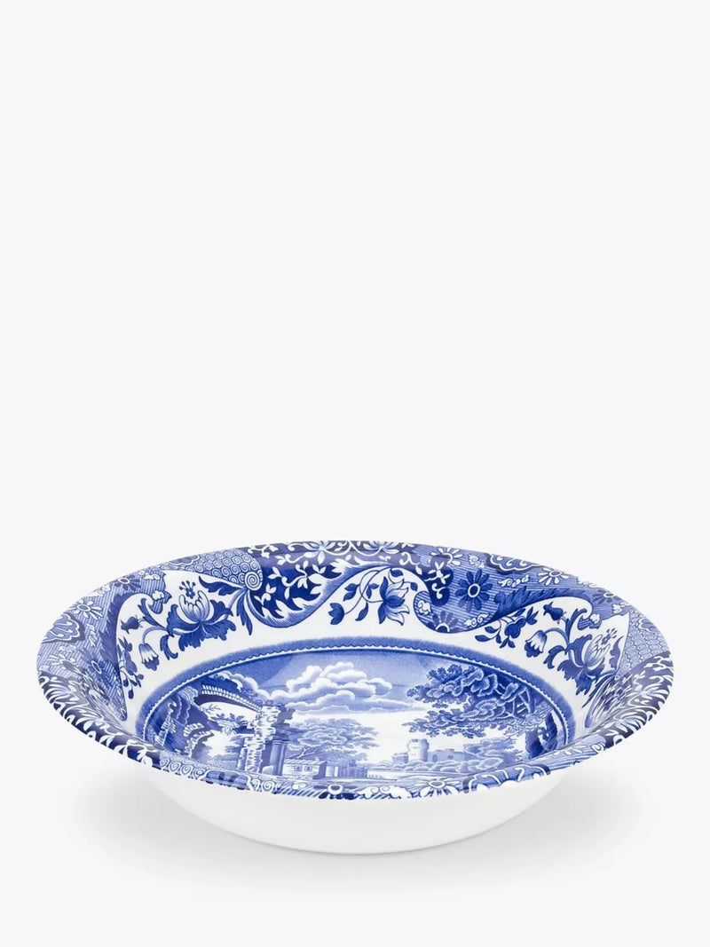 Spode Blue Italian cereal bowls 15cm set of 4 - British product