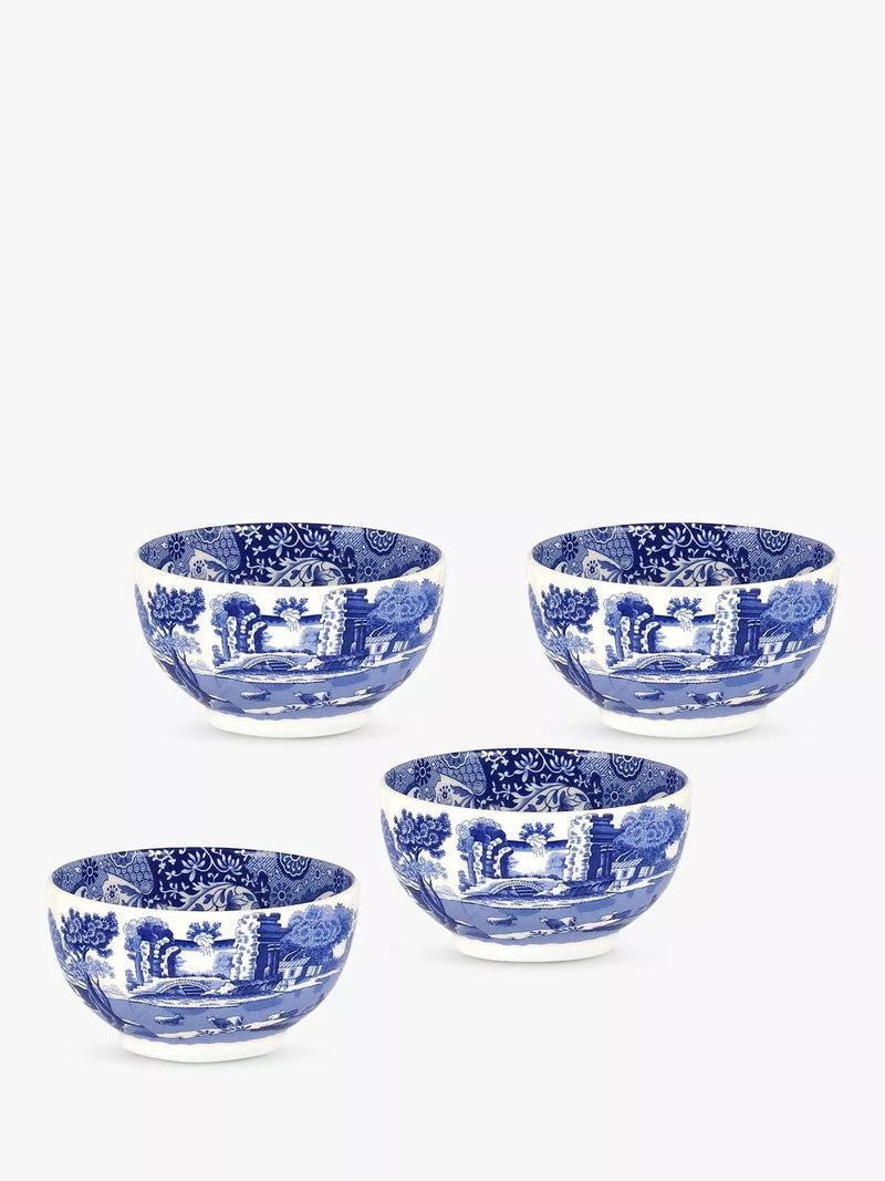Spode Blue Italian dip bowl set 11cm, UK version