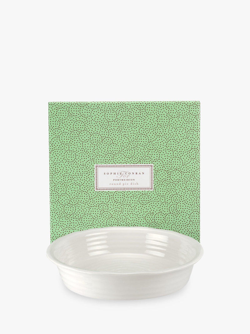 Sophie Conran Portmeirion porcelain pie dish 27cm white, imported from the UK