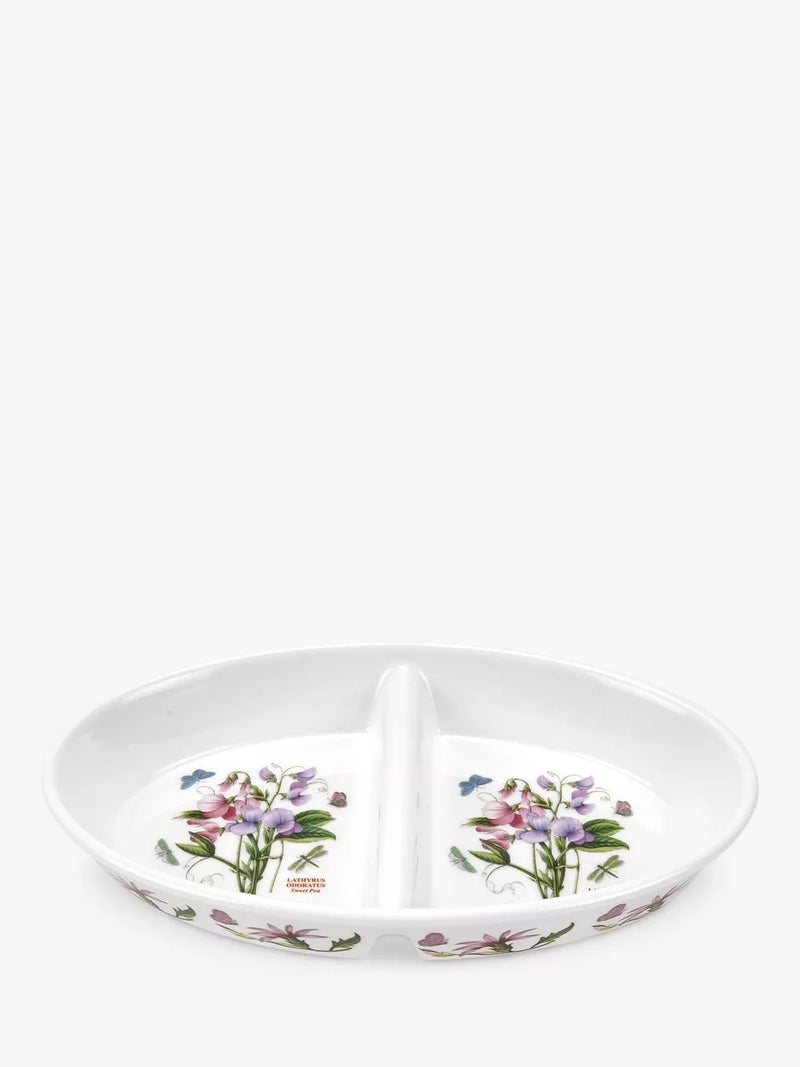 Portmeirion sweet pea divided oven dish 29cm, UK version