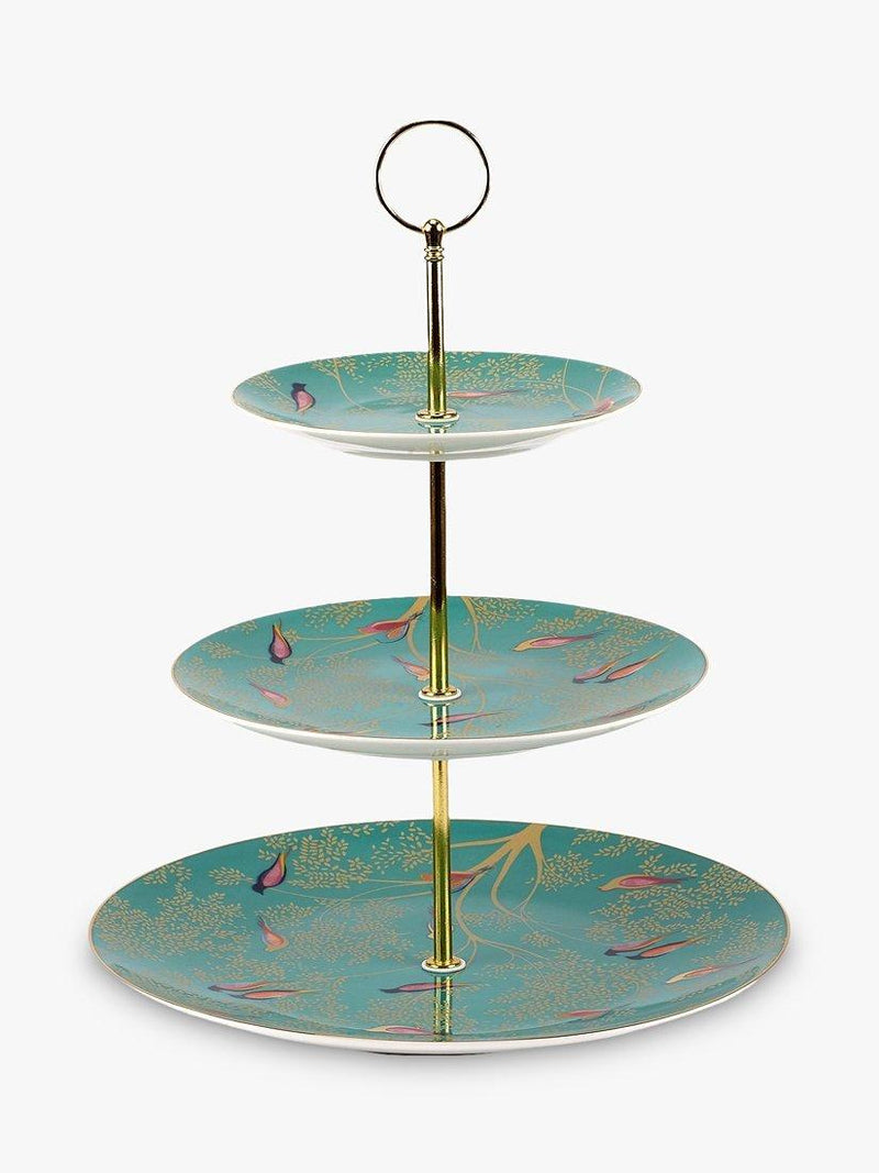 Sara Miller Chelsea 3-tier cake stand set (British brand)