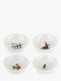 Wrendale Designs 12 piece bone china dinnerware set, imported from the UK