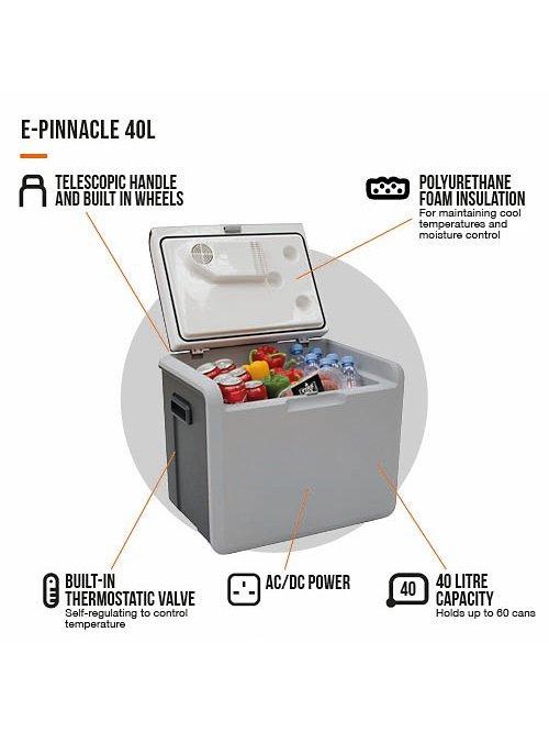 Vango E-Pinnacle electric cooler box 40L, imported from the UK