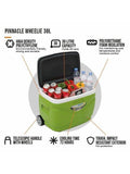 Vango Pinnacle 30L wheelie cooler box, UK version
