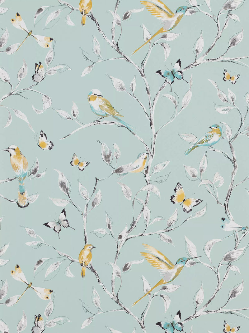 John Lewis hummingbird trees wallpaper H10x52cm, imported from the UK