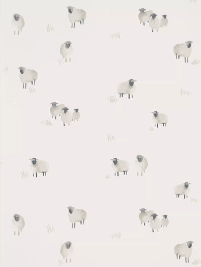 John Lewis John Lewis Highland Sheep Wallpaper Decorative Wall Covering- Buy online at McGrocer