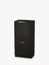 John Lewis Vertical Compartment Waste and Recycling Bin, 60L, Black- Buy online at McGrocer