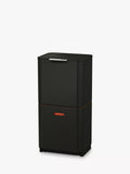 Joseph Joseph Totem Max 60L black waste and recycling bin, UK version