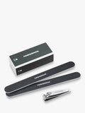 Tweezerman manicure kit with nail clipper, files, and buffer (British brand)