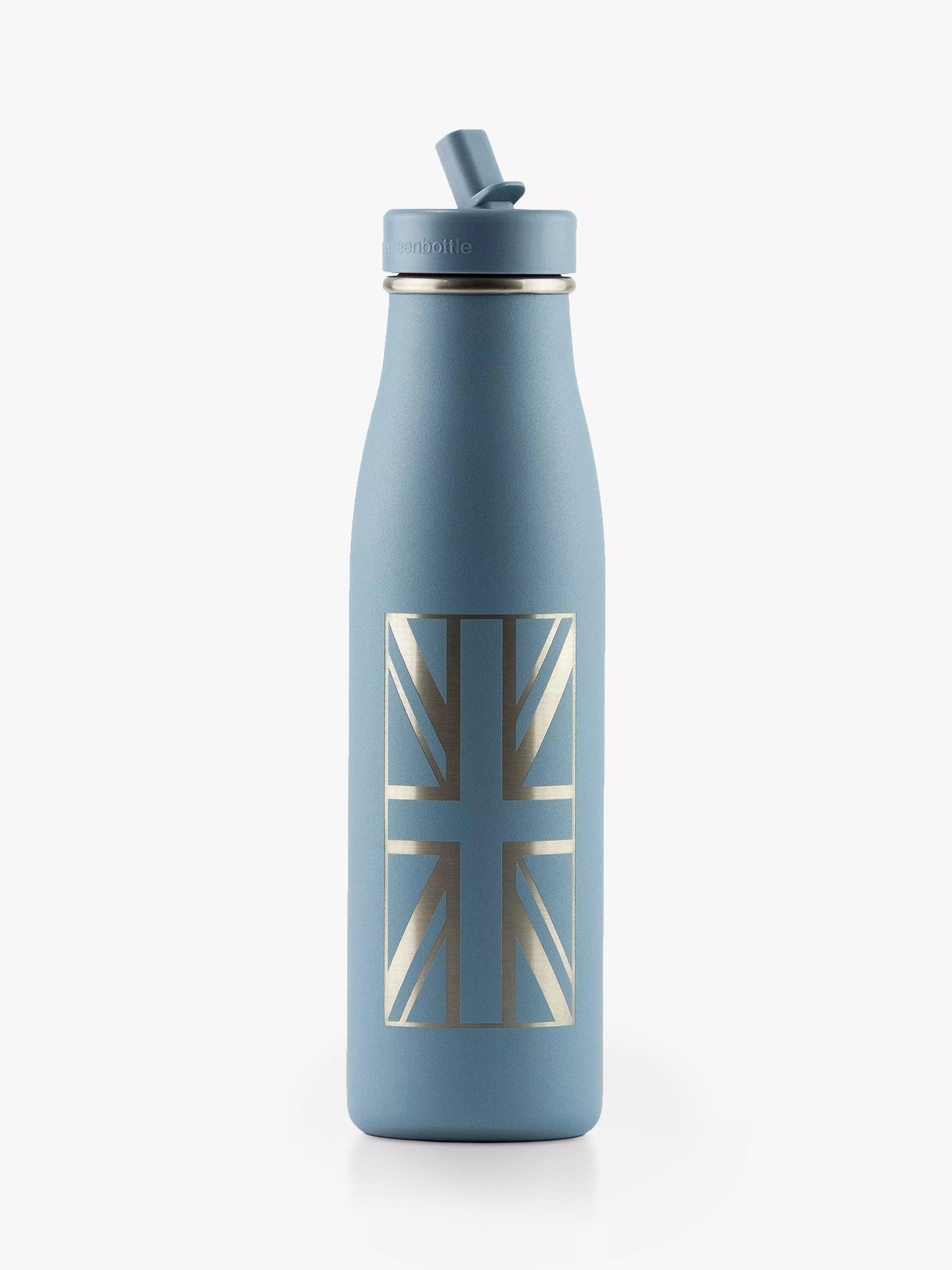 Totally About You Personalised Union Jack Water Bottle, 500ml - McGrocer